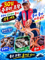 주꾸미~30일~굿조황~내일~예약받습니다.