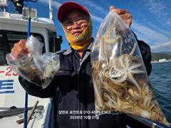 22일(목) 삼천포 주꾸미 조황입니다!!내일도 달립니다~자리여유(예약중)
