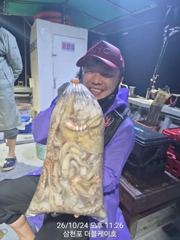 [먹물조황] 삼천포 문어, 주꾸미 조황!