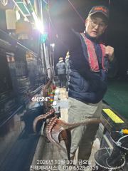 문어] 일요일주간 출항확정 예약가능~ 일욜도 대물잡으러 고고!!~